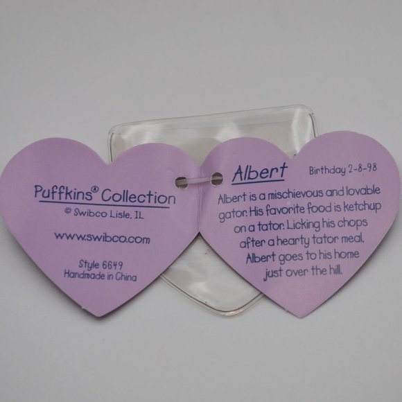 Squawk the Parrot Puffkins by Swibco Style 6687 Bean Bag Plush - Picture 8 of 9